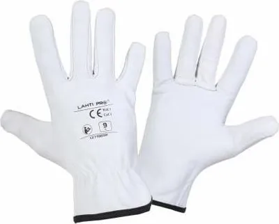 Obrázek produktu pro Šedé kožené pracovní rukavice velikosti 9