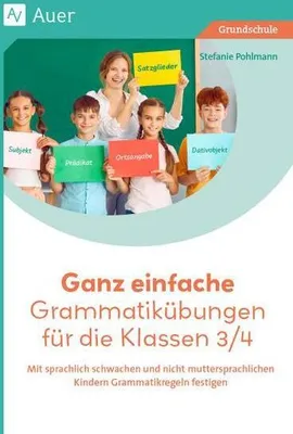 Obrázek produktu pro Ganz einfache Grammatikübungen für die Klassen 3/4