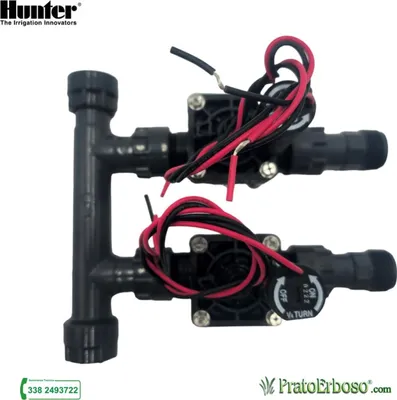 Image de Collecteur à 2 stations avec électrovanne Hunter PGV 9V