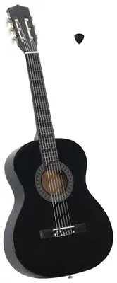 Obrázok produktu pre vidaXL Klasická gitara pre začiatočníkov a deti čierna 3/4 36"