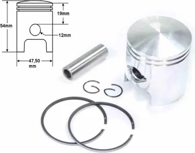 Obrázok produktu pre Piaggio Typhoon Vzduchom Chladený 80Cc Piest 47,5Mm Pin12 Std