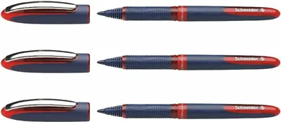 Produktbild von Tintenroller Schneider One Business - 3er-Set rot