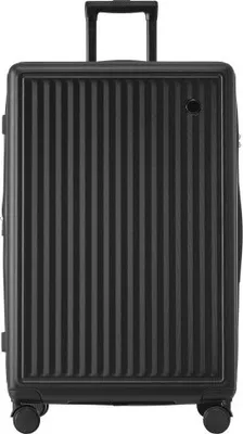Immagine prodotto di Valigia AIORBER, 4 ruote, tasche in rete, manico telescopico regolabile in altezza, ampio spazio, chiusura doganale TSA, per viaggi, viaggi di lavoro, 43x27x66cm, nero