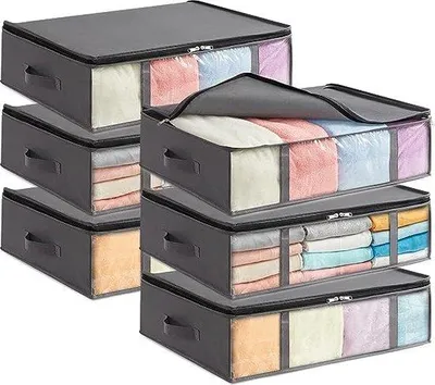 Produktbild von Famanu Aufbewahrungsbox Faltbare Aufbewahrungskisten - Unterbett-Organizer