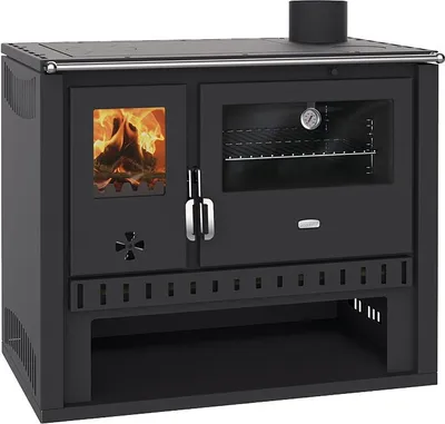 Immagine prodotto di Stufa a legna con forno Prity GT FS S Nero