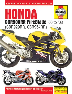 Produktbild von Honda CBR900RR FireBlade (00 - 03) Haynes Repair Manual