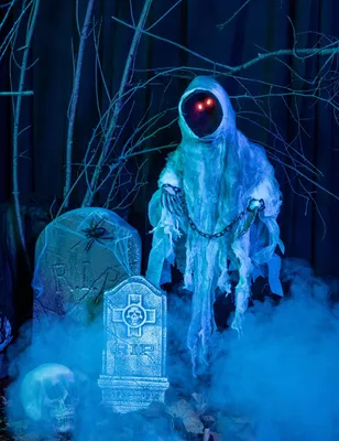 Image de Halloween Squelette sans visage à suspendre - taille unique