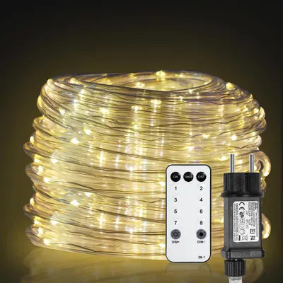 Produktbild von Peviasot 30m LED Lichtschlauch Außen Innen, Wasserfest LED Schlauch,Partylicht Dekobeleuchtung Weihnachten,WarmWeiß