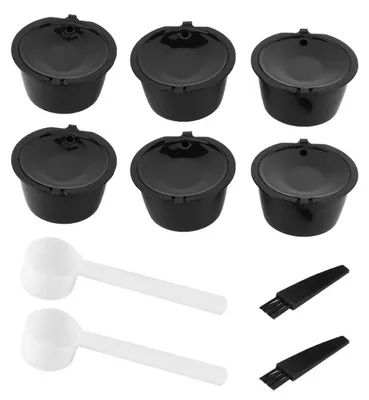Productafbeelding van Herbruikbare koffiekapsules - Navulbare filterbekers voor koffiemachines - Set van 2