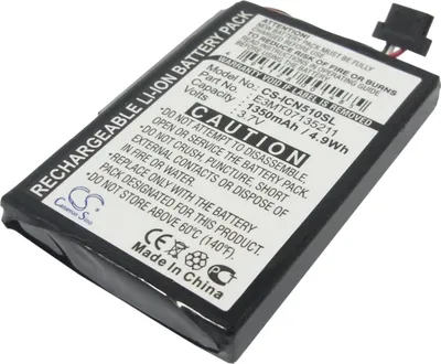 Image de TECHTEK Batterie compatible avec [Navman] iCN 510, iCN 520, iCN 530, iCN550 remplace E3MT07135211