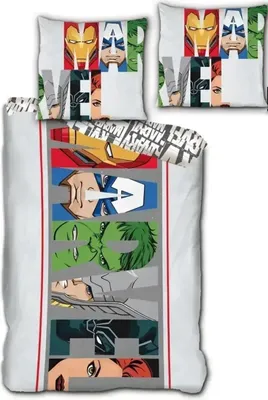 Produktbild von Avengers -Marvel- Einzelbettset - 140 cm x 200 cm