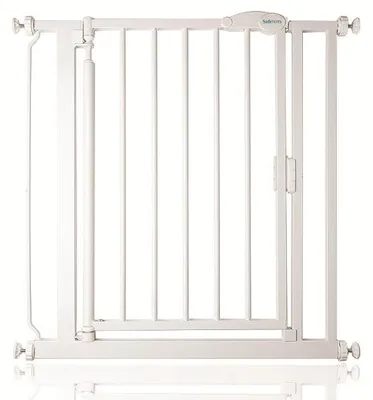 Produktbild von Safetots Druckmontage Selbstschließendes Treppengitter, 61cm - 66.5cm, Weiß