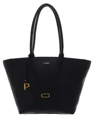 Imagen del producto de PICARD Cuero bolso shopper Buckle Up Cityshopper Cafe marrón oscuro
