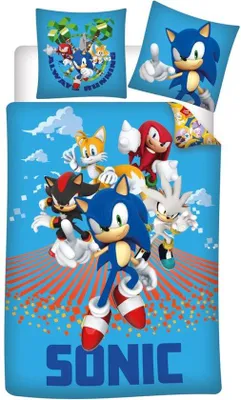 Immagine prodotto di Set di biancheria da letto Sonic a due piazze 140x200 + 63x63