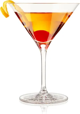 Produktbild von Set von 4 Cocktailgläsern aus Kristallglas - 165 ml - Perfekt für Martinis