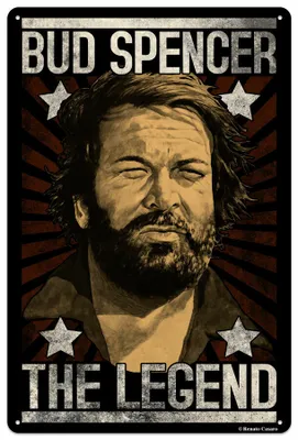 Produktbild von Bud Spencer Blechschild The Legend 20 x 30 cm