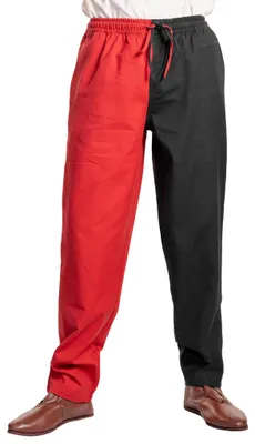 Produktbild von Mittelalter Stoffhose Landsknecht schwarz-rot Größe: S