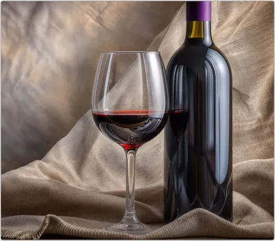 Produktbild von Spritzschutz Herdabdeckplatte Schneidebrett aus Glas Wein mit Glas 1-Teilig (60x52cm)