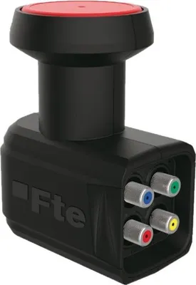 Immagine prodotto di FTEmaximal 0400324 eXcellento Black Quattro ricezione LNB nero-rosso
