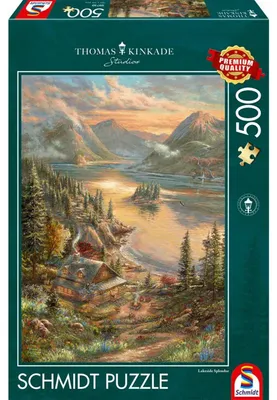 Produktbild von Thomas Kinkade Studios: Pracht am Seeufer (500 Teile)