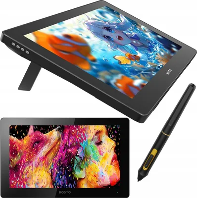 Zdjęcie produktu dla BOSTO BT-16UHD Profesjonalny Tablet graficzny z piórem 16384 st 15,6" 4K
