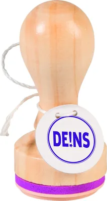 Produktbild von HEYDA 211803013 Stempel Deins Holz matt lackiert