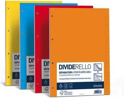 Immagine prodotto di Favini A56Y104 divisore Multicolore