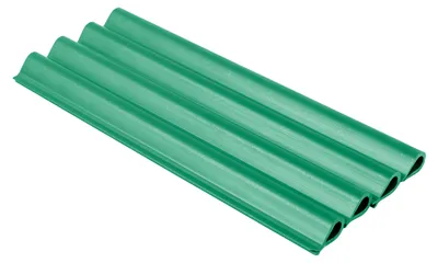 Produktbild von Befestigungsclip Sichtschutzstreifen, Clip für Doppelstabmattenzaun , grün, 4,5 cm  - Quest