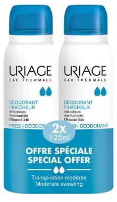Obrázek produktu pro URIAGE Deodorant ve spreji 125 ml - balen 2 ks