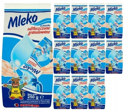 Produktbild von 12 x 250 g GOSTYŃ Milchpulver, entrahmt, granuliert | 3 kg