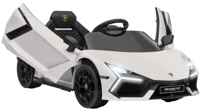 Immagine prodotto di Macchina Elettrica per Bambini Licenza Lamborghini Revuelto 12V Guida Manuale e Telecomando Bianco