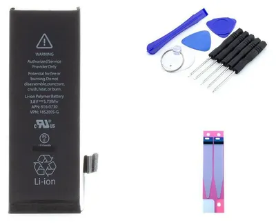 Produktbild von Komplettes Akku Reparaturset für iPhone 5c inkl. Werkzeug und Akkukleber