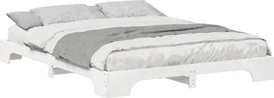 Obrázek produktu pro Rám postele Bílá 160 x 220 cm Masivní borové dřevo