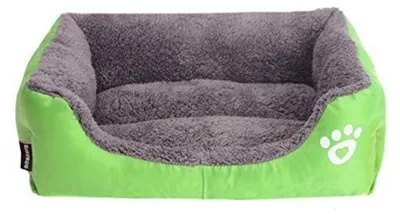 Immagine prodotto di Cuccia per cani, cuccia per gatti, cuscino reversibile, colore verde