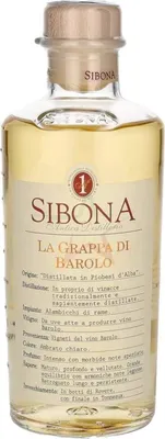 Immagine prodotto di Sibona La Grappa di BAROLO 40.00 %  0,50 lt.