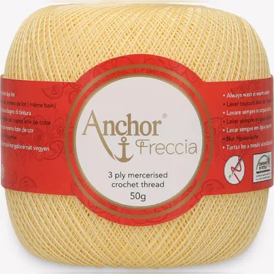 Image de Anchor Freccia 25 – Fil de coton extra-fin pour le crochet en filigrane (couleur 00300)