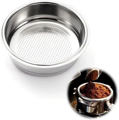 Image de Filtre à café, 51 mm, filtre en acier inoxydable pour machine à expresso, accessoire pour 1 café.