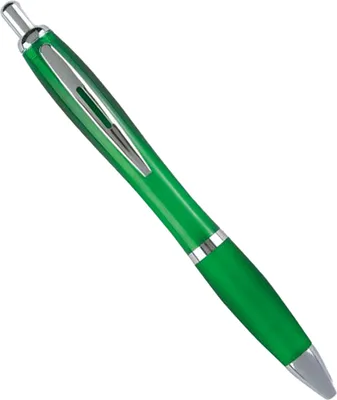 Image de MidOcean - Stylo à bille "Riocolour" MO178 (Taille unique) (Vert transparent)