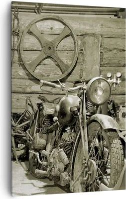 Produktbild von Bild auf Leinwand - Leinwandbild - Einteilig - Werkstatt Motor - 80x120cm - Wand Bild - Wanddeko - Wandbilder - Leinwanddruck - Kunstdruck - Wanddekoration - Leinwand bilder - Wandbild - PA80x120-3519