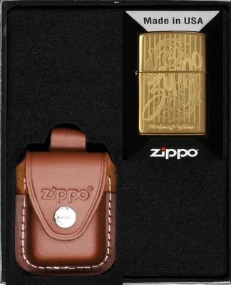 Produktbild von ZIPPO Feuerzeug-Set WINDPROOF LIGHTER DESIGN 6 Geschenk No4
