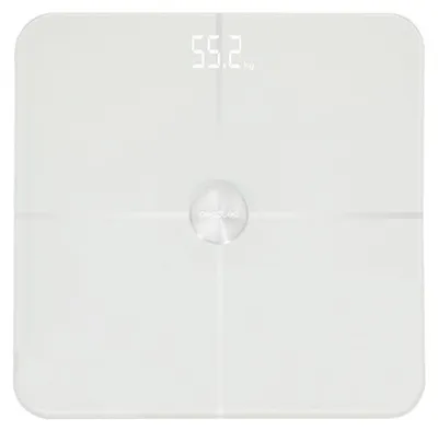 Produktbild von Cecotec 04091, Elektronische Personenwaage, 180 kg, 100 g, Weiß, 5 kg, kg / lb