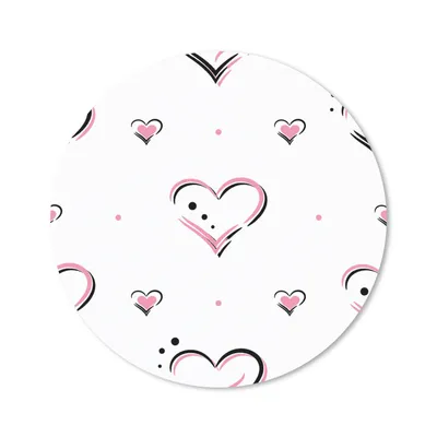 Produktbild von MuchoWow® Mauspad Mousepad Liebe - Rosa - Geschenk zum Valentinstag 30x30 cm - Mousepads - Maus Mat - Pad - Mausunterlage - Tischunterlage - Schreibtischmatten