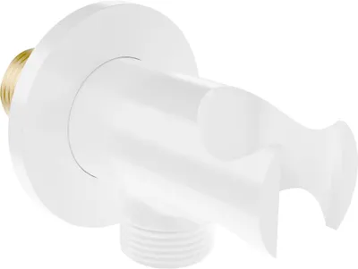 Image de Support de douche Kai, fixe, avec bec, blanc (79301-20)