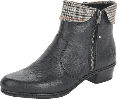 Produktbild von Rieker Damen Schuhe Stiefel Stiefeletten Y07A8-02, Größe:37 EU, Farbe:Schwarz