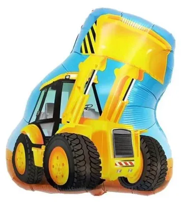 Obrázek produktu pro Fóliový balón Bagr 48 x 43 cm – Godan