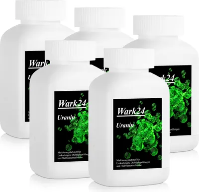 Produktbild von Wark24 Uranin 100g Fluorescein Dichtigkeitsprüfungen Strömungsanalyse (5er Pack)