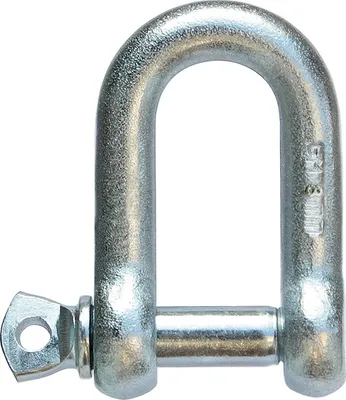 Produktbild von 4 Schäkel Verbinder Schaekel D-Schäkel gerade 8 mm verzinkt