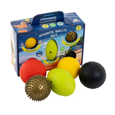 Image de Gerardo´s Toys Sportbälle (5er Set-Bälle, Wasser- und Staubdicht) GT7711