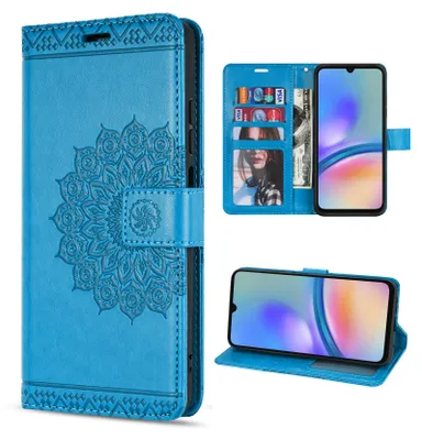 Produktbild von Handy Tasche für Samsung Galaxy A05s Hülle Handyhülle Klapphülle Wallet Case in Blau