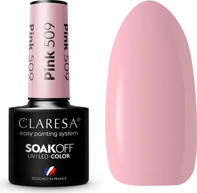 Produktbild von CLARESA Hybrid-Gel-Nagellack ROSA 509 -5g